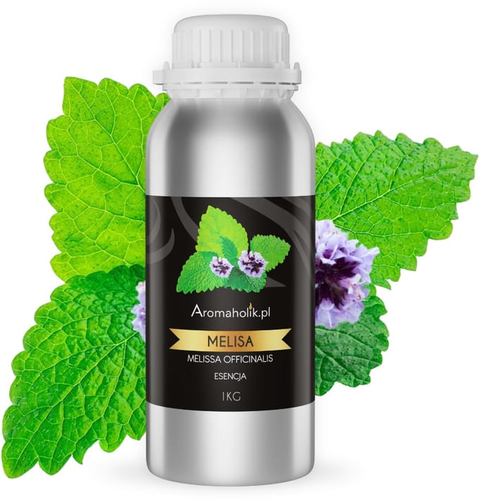 Aromaholik Pure - Melissa Etherische Olie - 100% Natuurlijk - 1 Liter - Citroenmelisse - Bulkverpakking