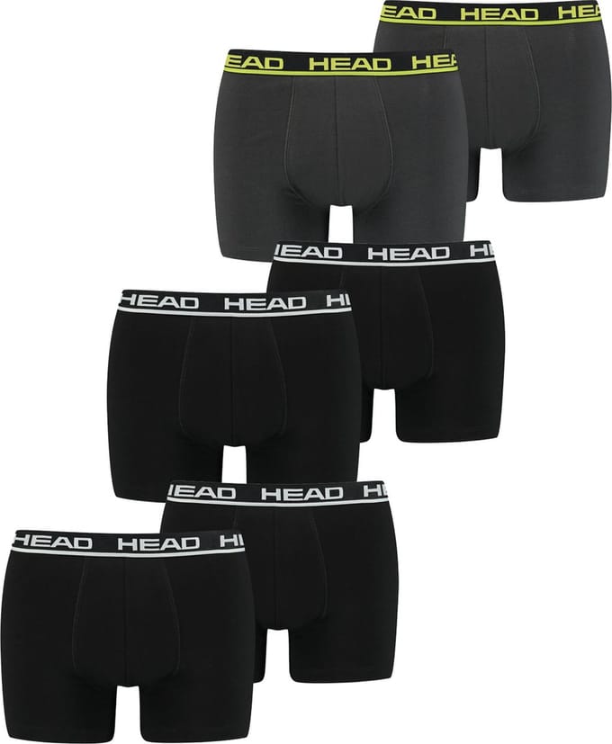 HEAD Heren Boxershorts HEAD BASIC BOXER 6er Pack Veelkleurig L