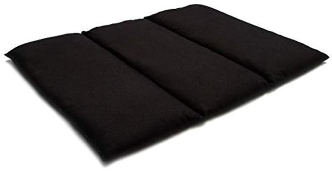 Groot Korrelkussen 40x30 | 3-kamer | Zwart - Warmte-koud Kussen
