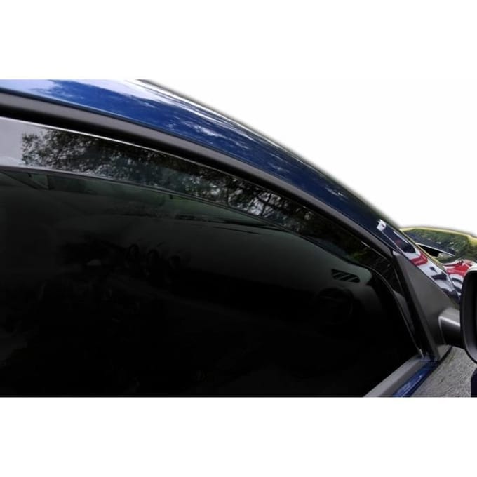 Luchtdeflectoren - J&;J AUTOMOTIVE - Dacia Duster 2017-2024 - Gerookt - Versterkt Acryl - Eenvoudige Installatie