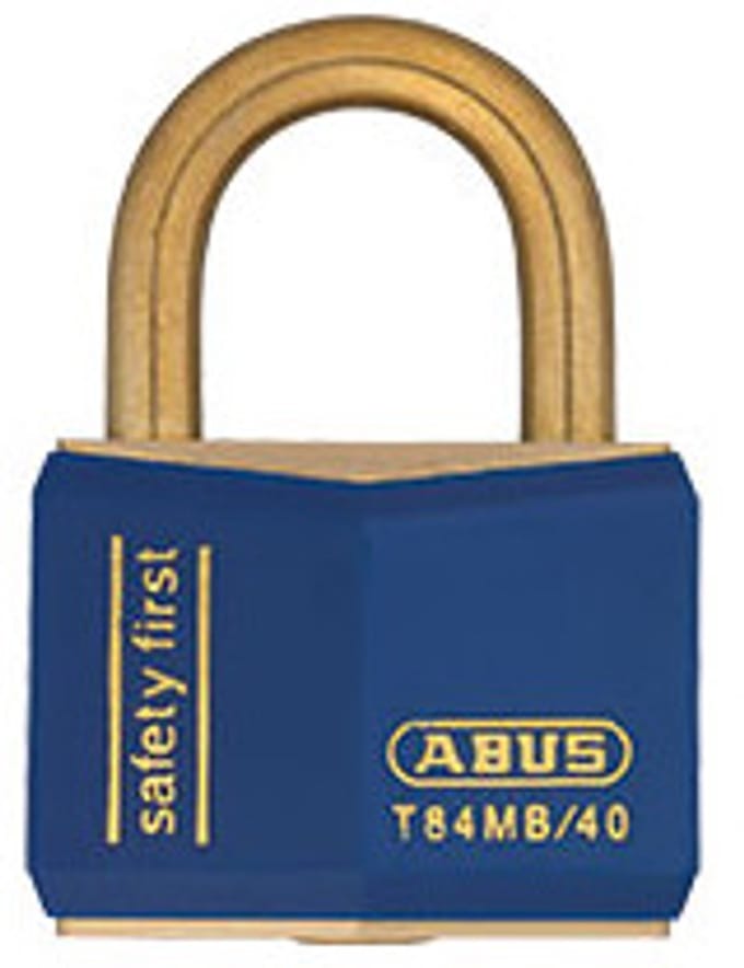 ABUS T84MB hangslot met 2 sleutels Blauw
