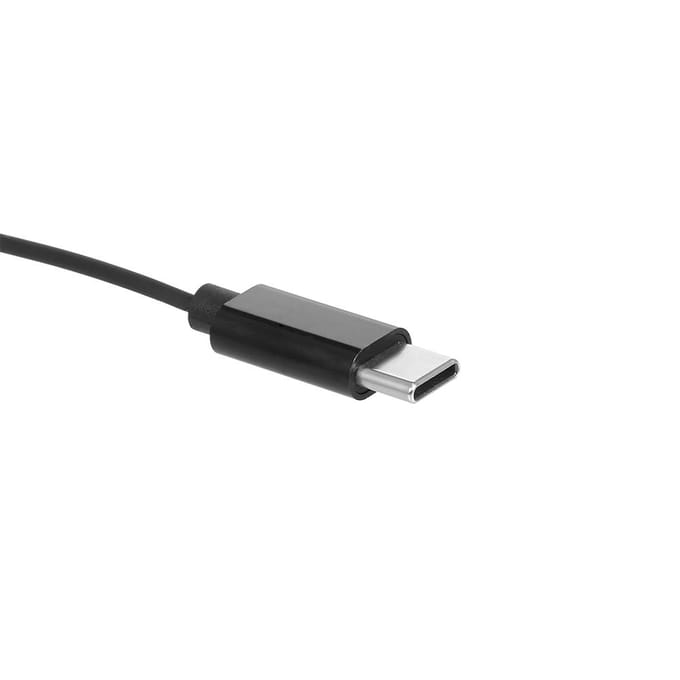 JH042 TypeC Lavalier-microfoon Omni-directionele condensatormicrofoon Uitstekend geluid voor audio en zwart