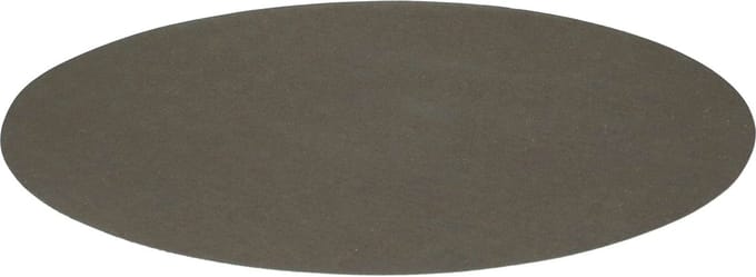 Wicotex Placemats Uni - donker grijs - rond 38 cm - anti slip laag - Teflon coating toplaag