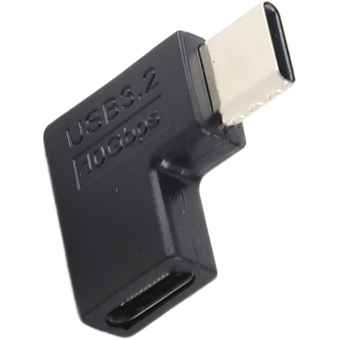 90 Graden Type C Vrouwelijk naar Mannelijk Adapter 10Gbps Snel Opladen USB 3.2 Type C Connector