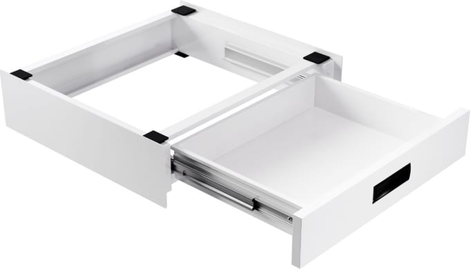 Bodo® Stapelkit - Tussenstuk met Opberglade - Wasmachine en Droger - Wit