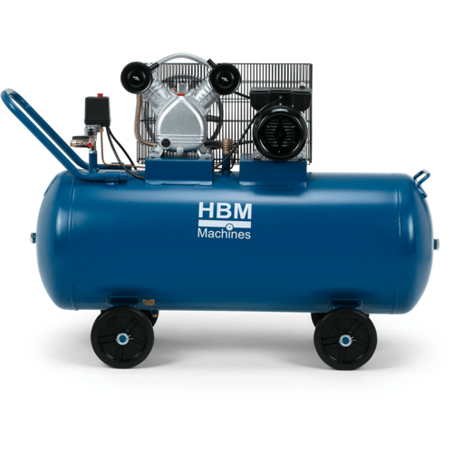 HBM Snaaraangedreven Compressor 200 Liter ( 320 l/min)
