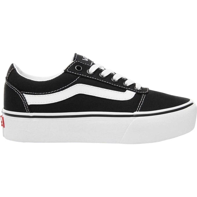 Vans Dames/Dames Ward Platform Trainers (Zwart, Wit)