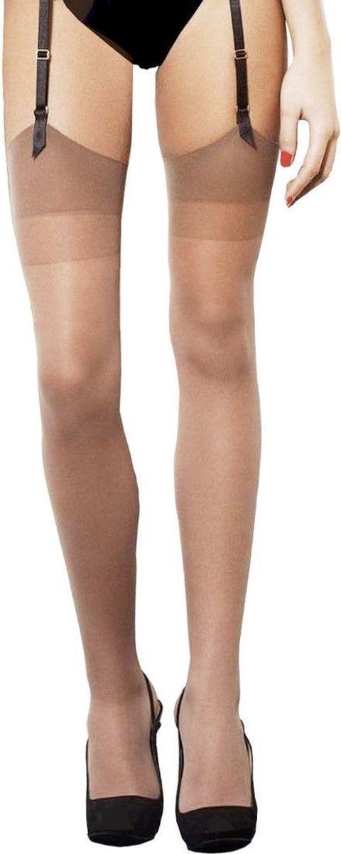 Fiore jarretel kousen Justine maat 3XL natural
