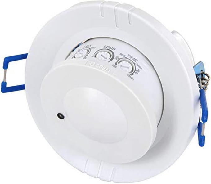 360° Draaibare HF Radar Bewegingssensor voor LED Lampen 1W-1200W 230V