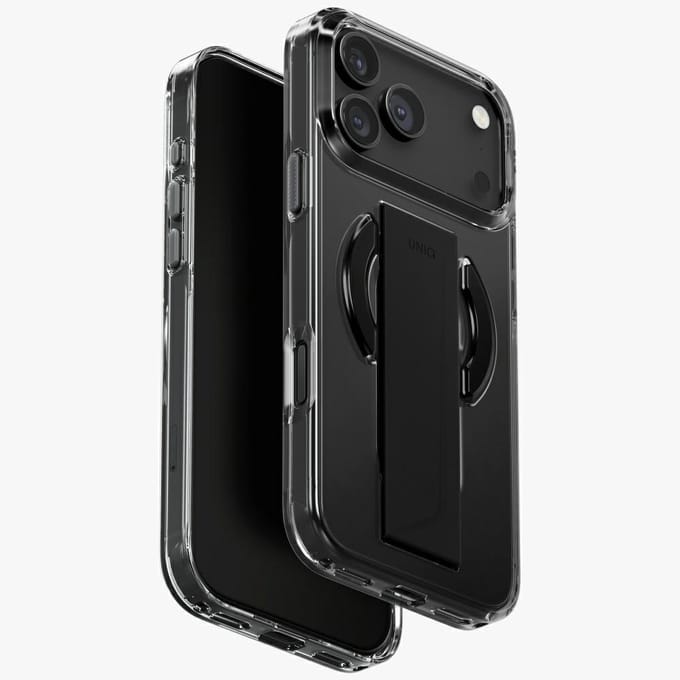 UNIQ Heldro Air Case voor iPhone 17 Pro Max Magclick Opladen Zwart