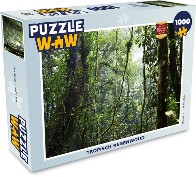 Puzzel Tropisch regenwoud - Legpuzzel - Puzzel 1000 stukjes volwassenen