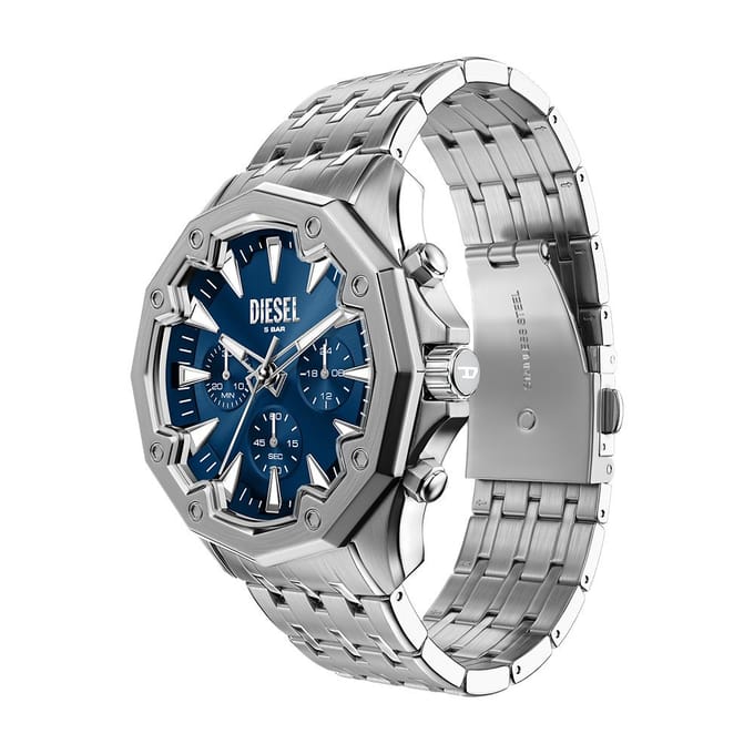 Diesel DZ4706 Mannen Horloge 46 mm - Zilverkleurig