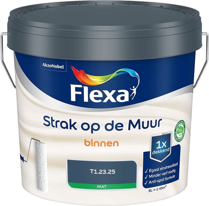Flexa - Strak Op De Muur Binnen Mat - T1.23.25 - Mengverf - 5 L