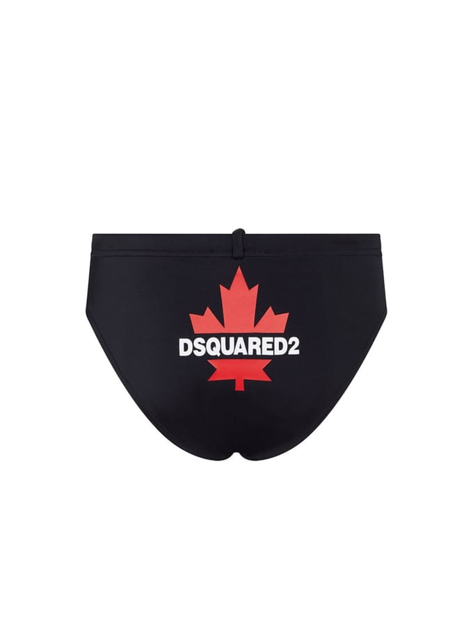 Zwembroek met esdoornbladlogo