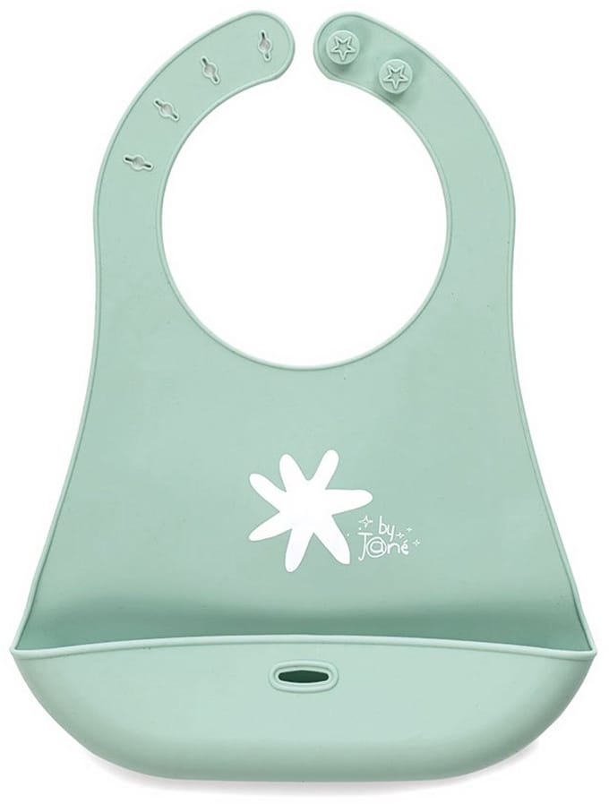 Jane Snap Babero Zachte Baby Slab Zilver Kinderen