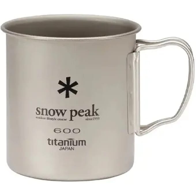 Mok in titanium enkele wand Snow Peak 600