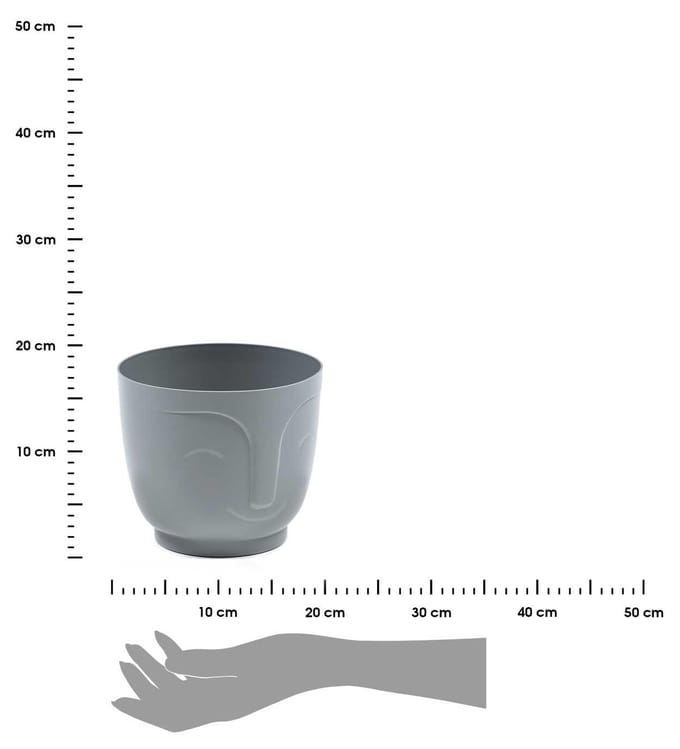 Urbanika Zoe - Bloempot - Decoratief - Compact - Stijlvol - 16 cm