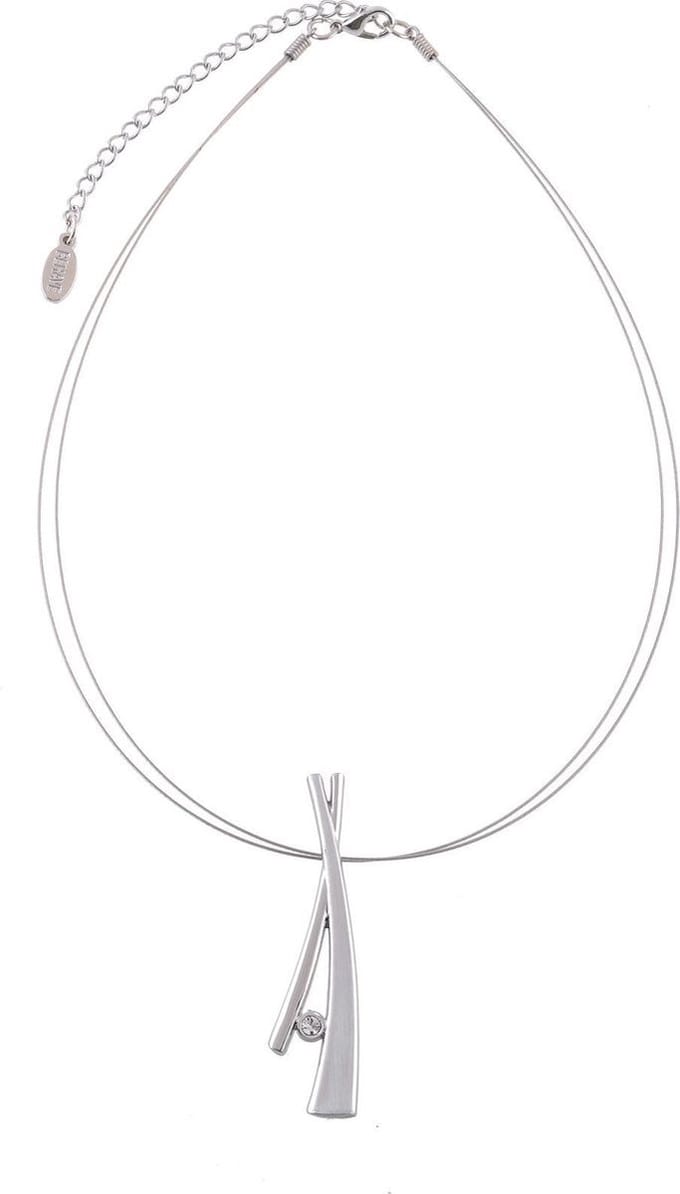 Behave - Design ketting met kristalhanger - Minimal chic stijl