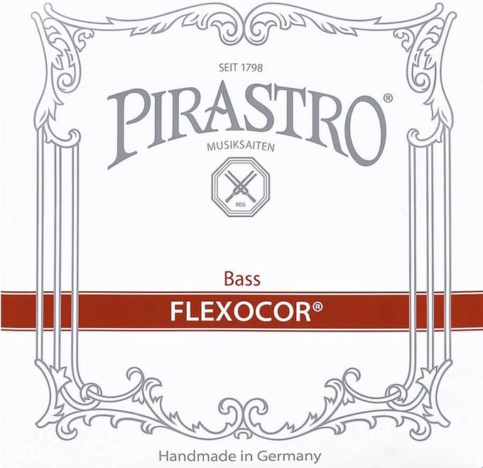 Pirastro P341220 double bass string D-2 medium, rope core, chrome steel