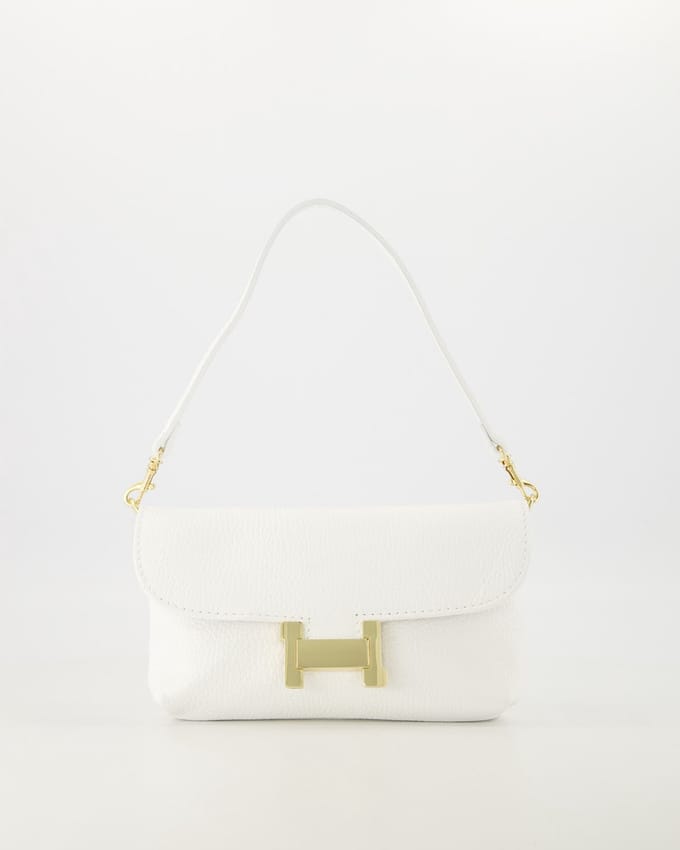 Tas- wit - clutch/crossbody -klein - langhengsel