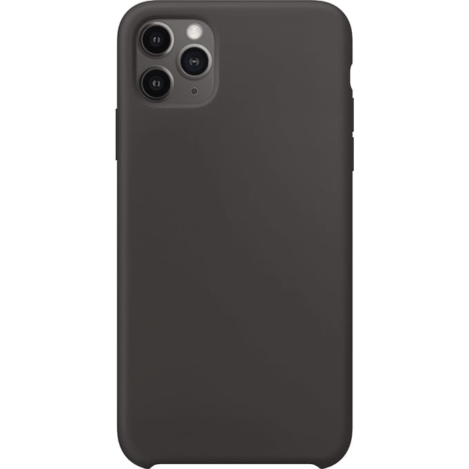 iPhone 11 Pro Max Siliconen Back Cover - Zwart