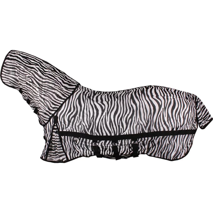 Horka Vliegendeken Met Vliegenmasker Zebraprint Maat 155/205