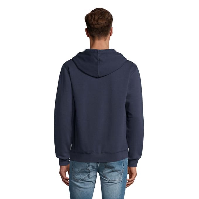 SOLS Heren Spike Full Zip Hoodie (Franse marine)