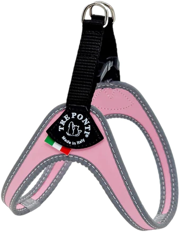 Tre Ponti Fibbia Reflecterend Roze t/m 9 kg