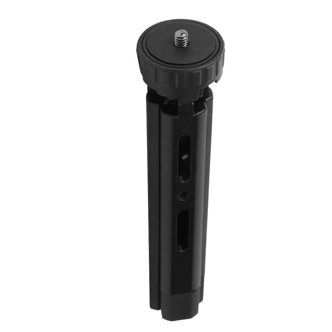 Mini Desktop Statief van Aluminiumlegering Verstelbare 14   Schroeven voor SLR Mirrorless Camera Mobiel black