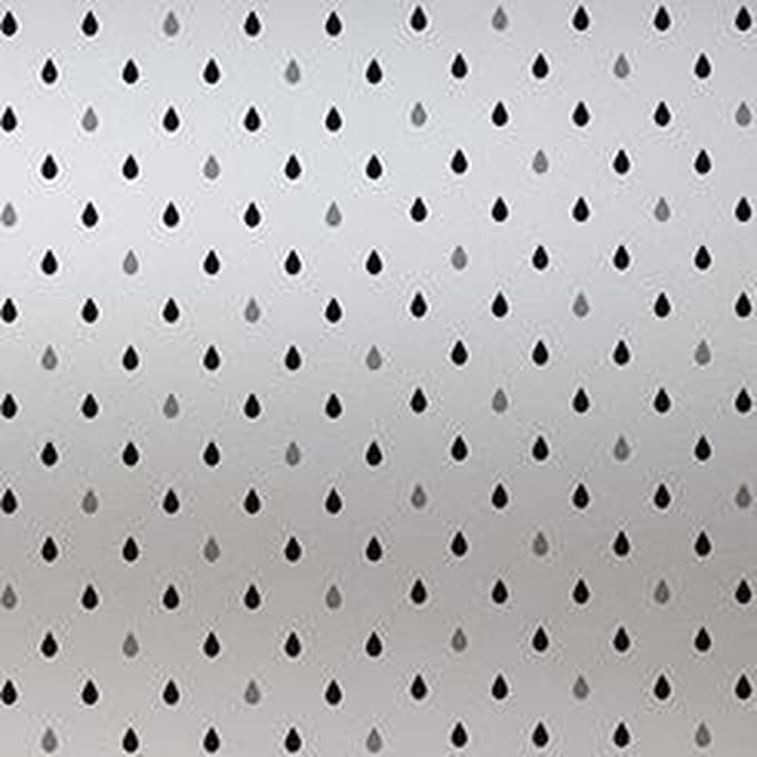 Raamfolie statisch-anti inkijk-Rainy grijs 46cm x 1.5 meter