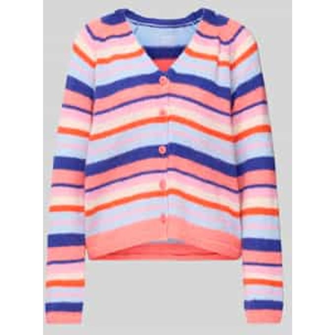 Gebreid jack met knoopsluiting