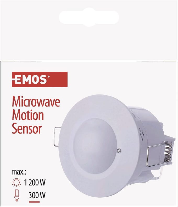 Bewegingsmelder met Microgolf Sensor voor Binnen