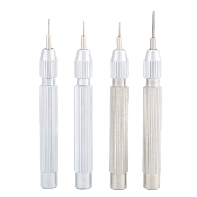 4 stuks RVS 0.7 0.8 0.9 1.0 Horloge Pons Horlogeband Link Pin Verwijderaar Tool white