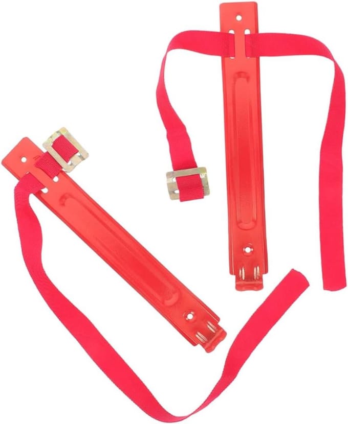 Brandblusser Haak - Zware Beugel - Veilige Opslag - Verstelbare Maat - 27 x 4 x 1 cm - Rood