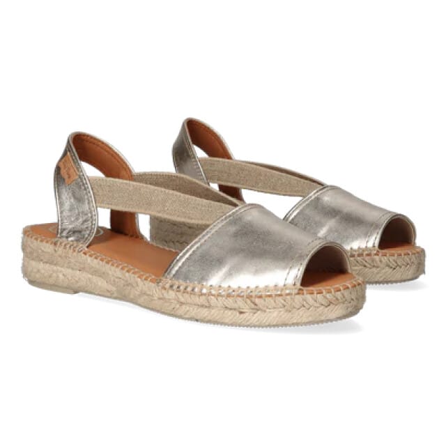 Toni Pons Etna Dames Espadrilles - Platinum - Maat 37