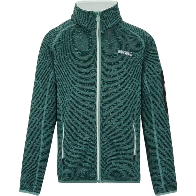 Kids Junior Newhill Full Zip Marl Fleece