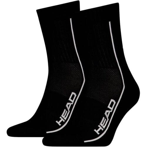 HEAD Short Crew Performance 2-pack Zwart-39/42