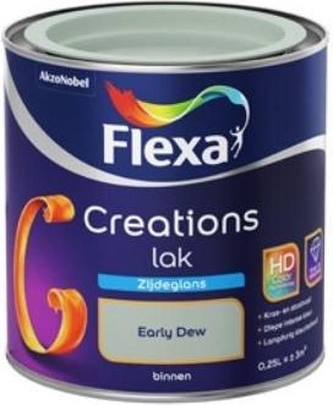 Flexa - Creations - Lak - Zijdeglans - Early Dew - 250 ml