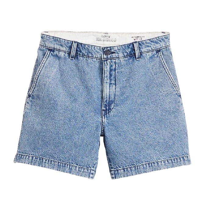 Levis Wellthread Mom-shorts voor dames (Blauw)
