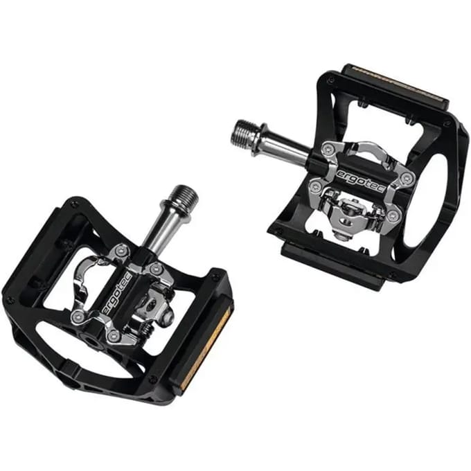 Ergotec Klikpedalen Superlight Spd 9/16 Inch Set Zwart