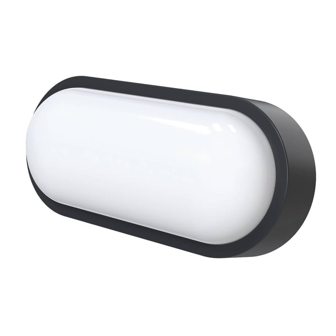 MEGATRON LED buiten wandlamp Zella Neo XL, zwart, IP54