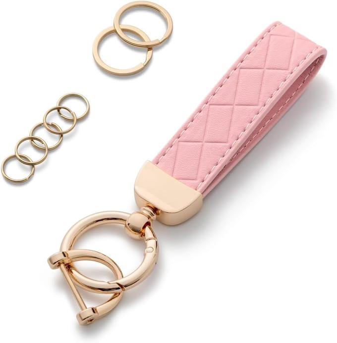 Dames Auto Sleutelhanger Lederen Auto Sleutelhanger