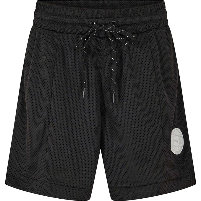 Puma Dames/Dames Jersey Sweat Shorts (Poema Zwart)