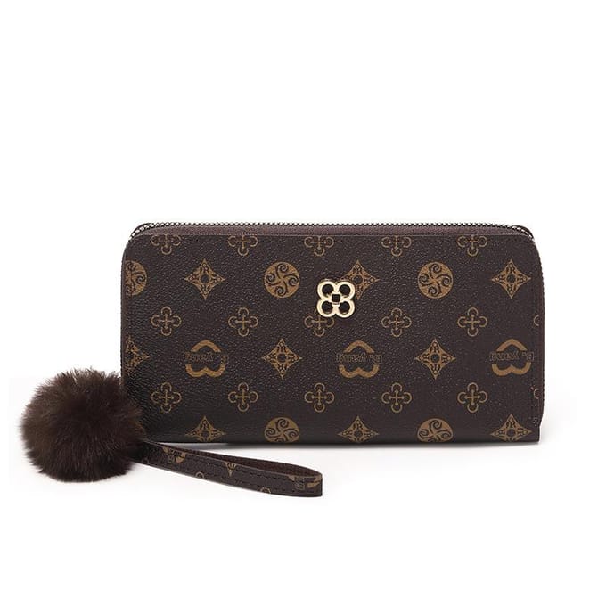 Geprint Portemonnee Lange Lippenstift Tas voor Dames Tas voor Dames 30% Korting gray