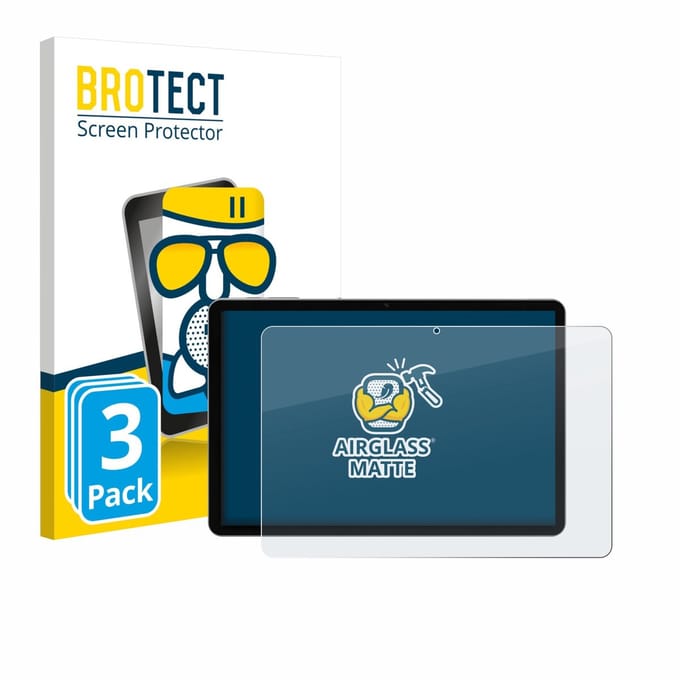 BROTECT - Screenprotector voor Pritom M10 TAB 10 PLUS 10.1" - Folie Beschermfolie Beschermglas matte 3 Stuks