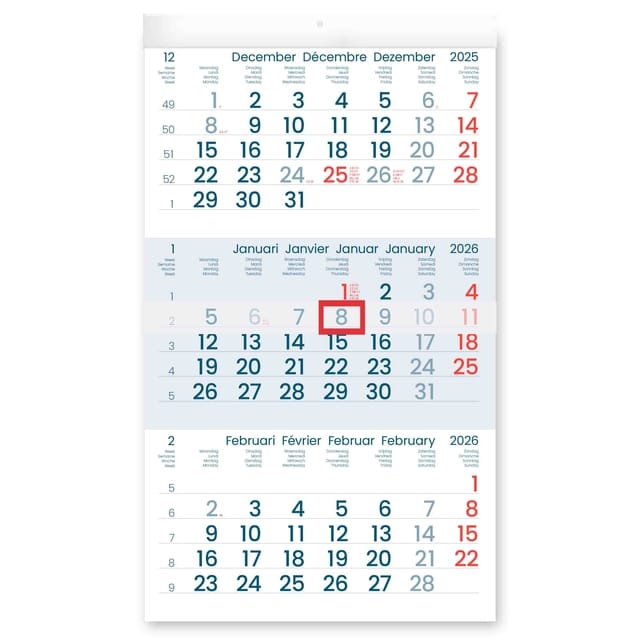 3 Maandskalender 2021 Manager meertalig