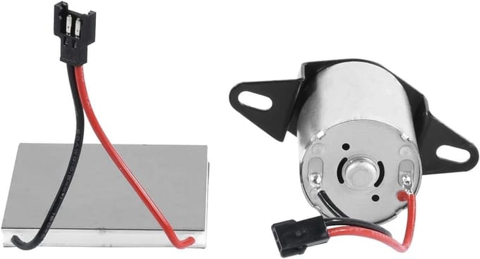 Haardventilator Motor - Reserveonderdeel Ventilator - Open Haard Onderhoud - Duurzaam Metaal Plastic - 800 Gram - OneColor