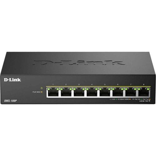 D-Link DMS-108P/E DMS-108P/E Netwerk switch RJ45 PoE-functie