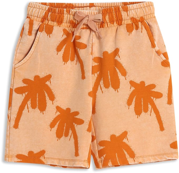 4PRESIDENT Korte Broek Jongens Short - Mock Orange Palm Aop - Maat 116