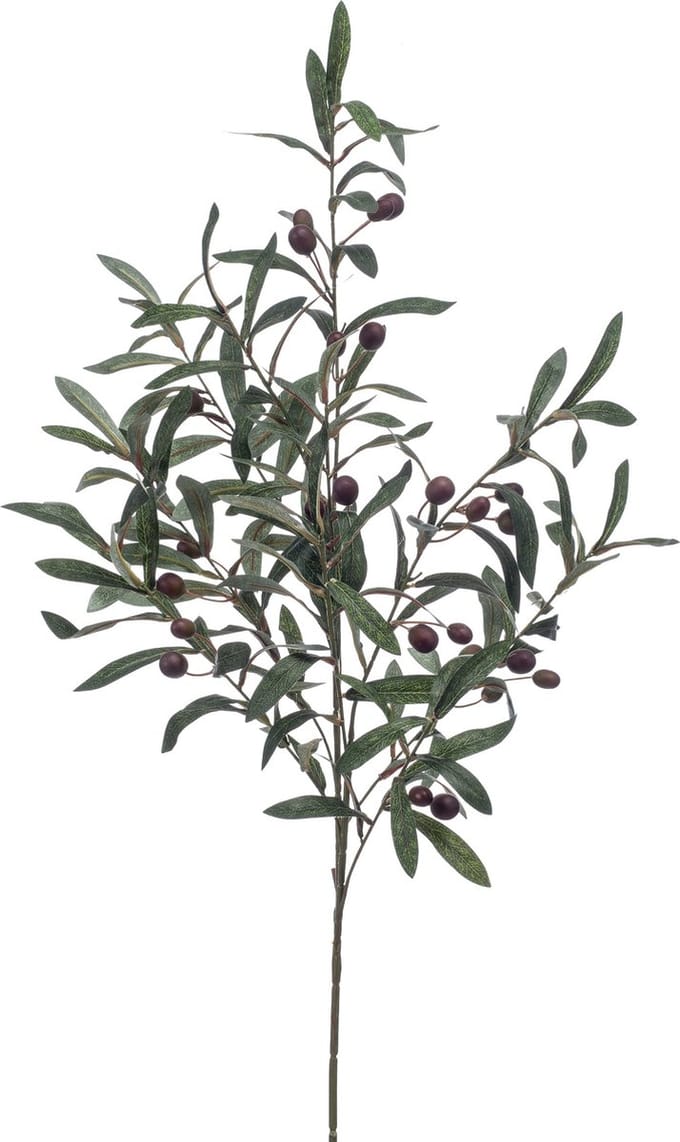 Emerald - Kunsttak Olijf XL 100cm - Kunstplant voor binnen